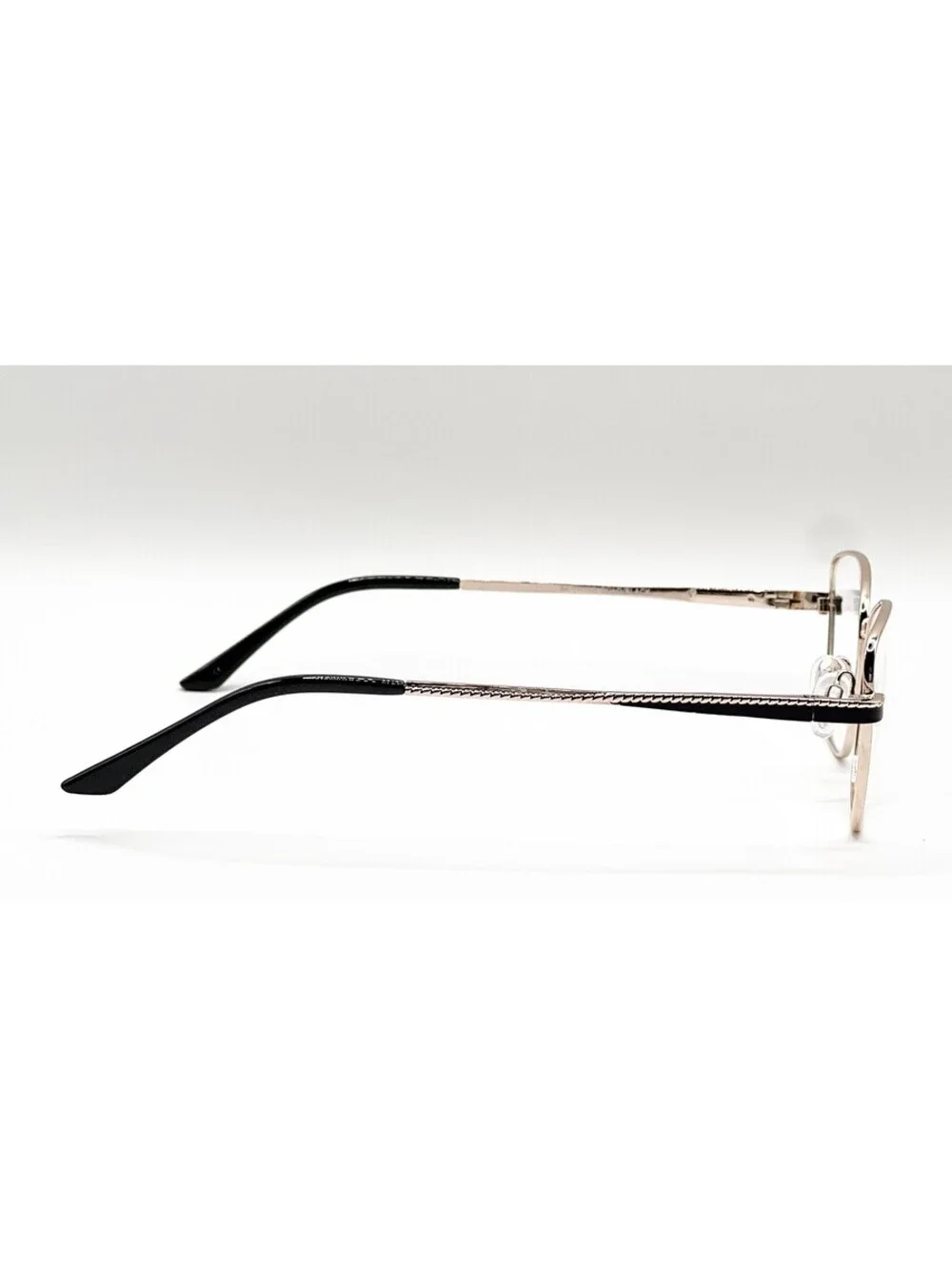 Modern Catherine Gold Black Cat Eye Authentic Eyeglass Frames 54-17-140
